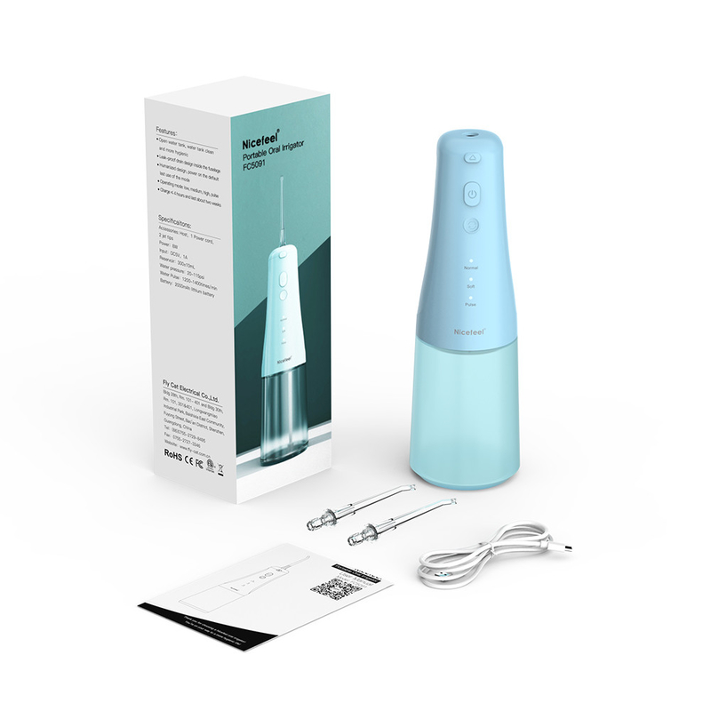 ฟังก์ชั่นการนวด Flosser น้ำไร้สาย, ไหมขัดฟันแบบพกพา Irrigator ในช่องปาก