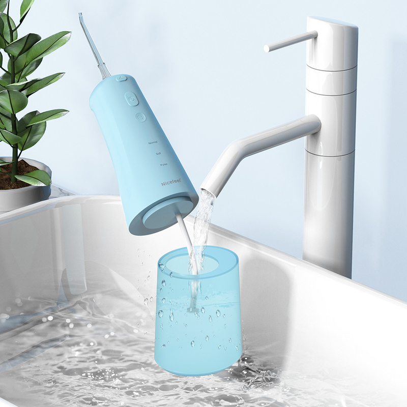 ฟังก์ชั่นการนวด Flosser น้ำไร้สาย, ไหมขัดฟันแบบพกพา Irrigator ในช่องปาก