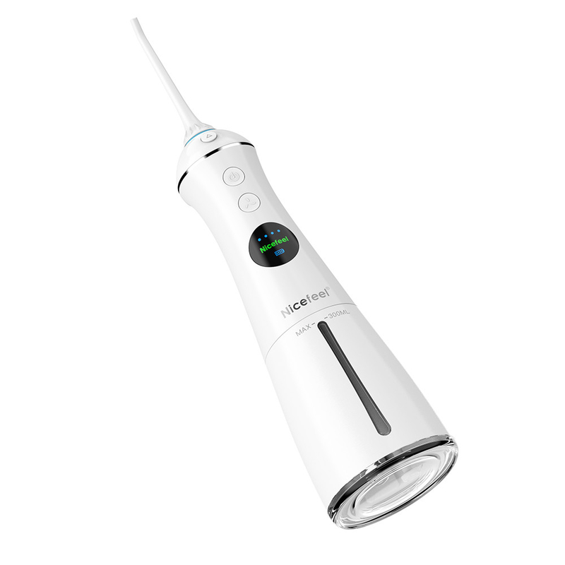 6 + โหมดการทำงาน IPX7 ไฟฟ้า Water Jet 300ml Oral Hygiene Oral Irrigator ฟัน Whitening Water Flosser ไหมขัดฟัน