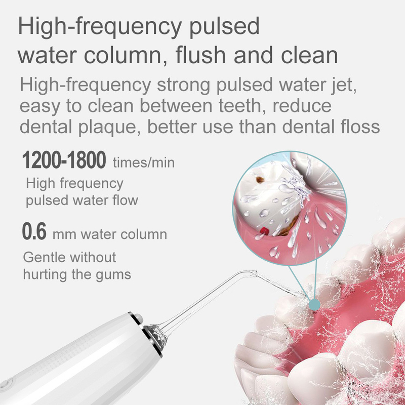 5 + โหมดการทำงาน Ipx7 ไฟฟ้า Water Jet 300ml Oral Hygiene Oral Irrigator ทำความสะอาดฟันน้ำทันตกรรม Pik Flosser