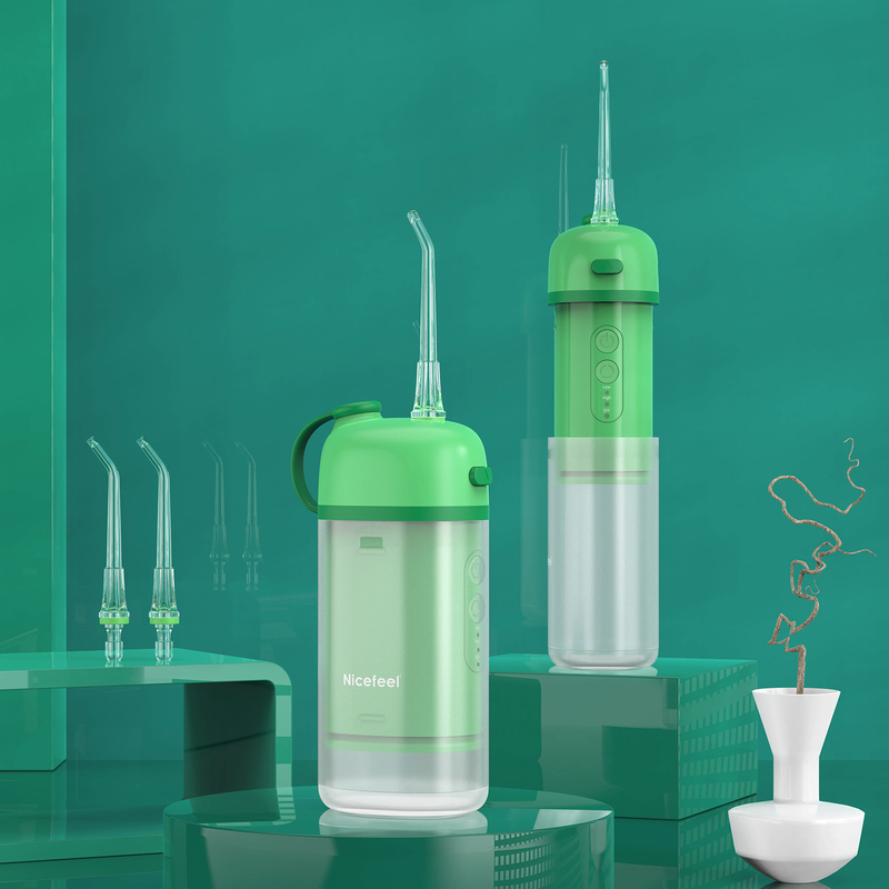 Type C IPX7 Electric Jet ไร้สายแบบพกพา Mini Water Flosser เครื่องทำความสะอาดฟัน