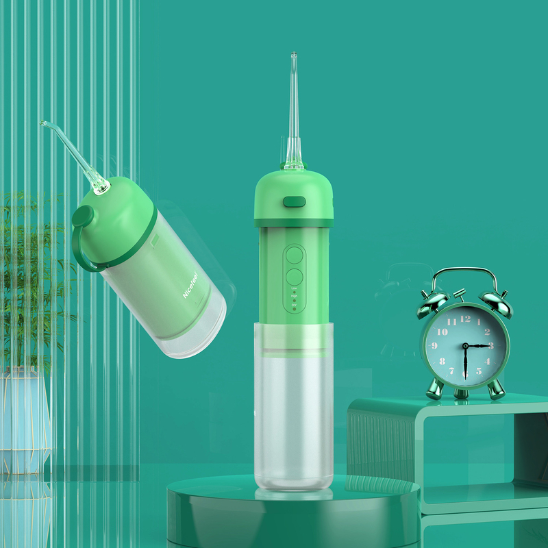 Type C IPX7 Electric Jet ไร้สายแบบพกพา Mini Water Flosser เครื่องทำความสะอาดฟัน