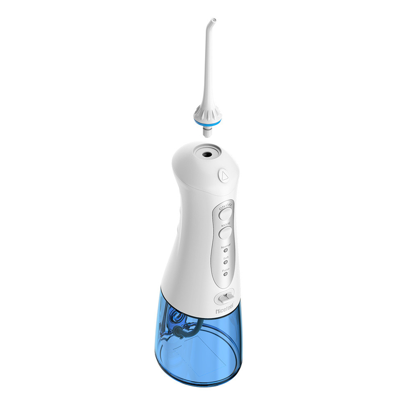 300ml IPX7 Electric Jet Mini Flosser น้ำทำความสะอาดฟันแบบพกพาไร้สาย