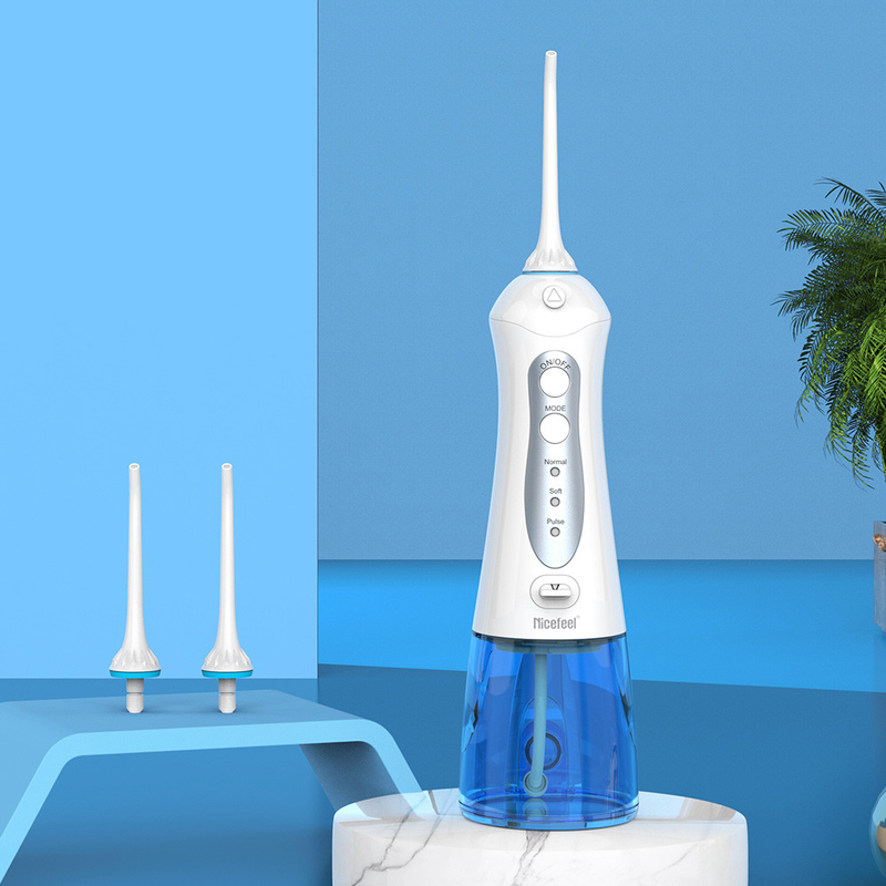 300ml IPX7 Electric Jet Mini Flosser น้ำทำความสะอาดฟันแบบพกพาไร้สาย