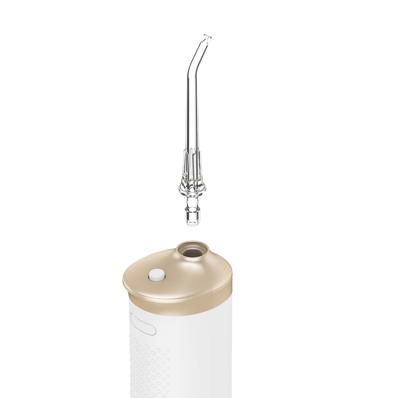 เครื่องทำความสะอาดช่องปากไฟฟ้าเจ็ทไร้สายแบบพกพา Water Flosser IPX7 300ml