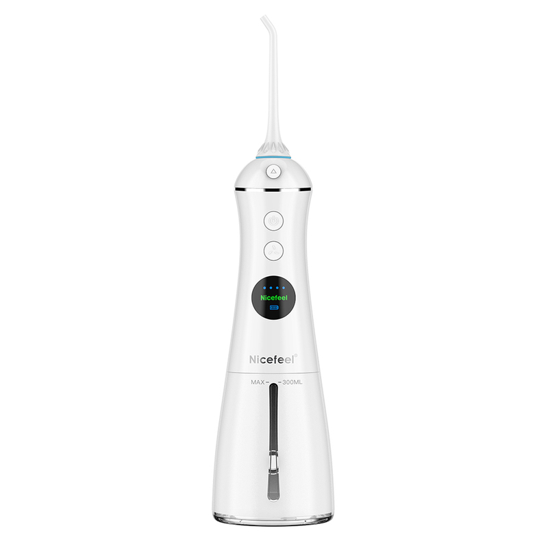 IPX7 กันน้ํา Nicefeel น้ํา Flosser 2 ช่อง 100-240V โวลเตจ