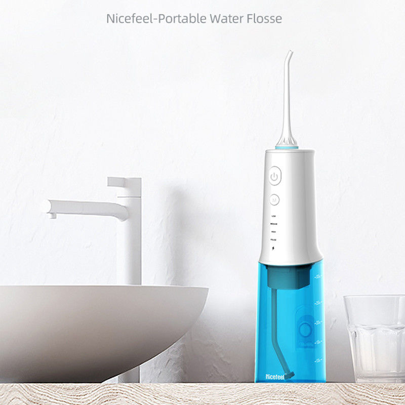 เครื่องชลประทานช่องปากไฟฟ้า DIY Water Flosser การดูแลช่องปากแบตเตอรี่ที่มีอายุการใช้งานยาวนานเป็นพิเศษ