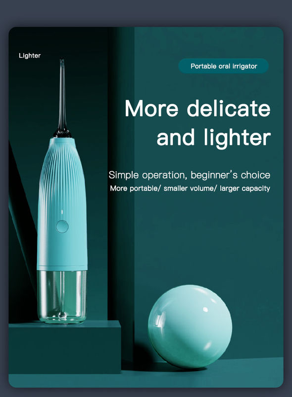 1400-1800 ครั้ง / นาที Mini Water Flosser Food Grade ABS สำหรับการดูแลช่องปาก