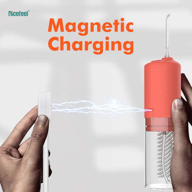 การดูแลช่องปากแบบพกพาไฟฟ้าชาร์จไฟฟ้าในช่องปาก Irrigator ทันตกรรม Cordless Oral Irrigator Water Flosser