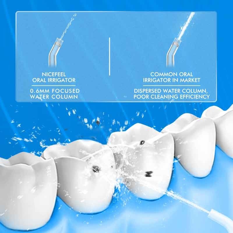 การดูแลช่องปากแบบพกพาไฟฟ้าชาร์จไฟฟ้าในช่องปาก Irrigator ทันตกรรม Cordless Oral Irrigator Water Flosser