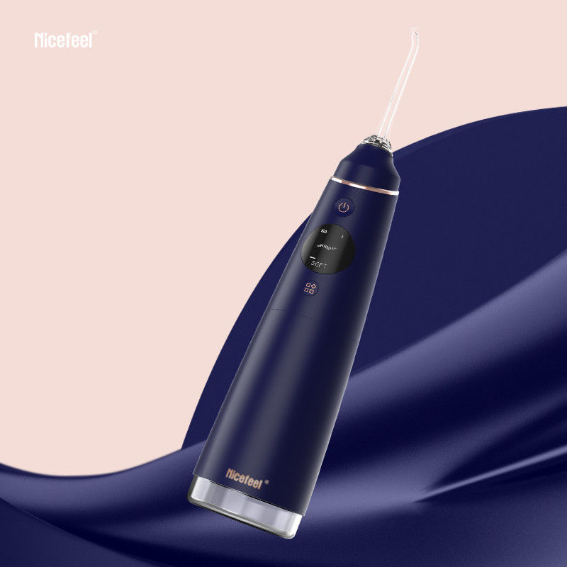 Flosser น้ำแบบชาร์จไร้สาย ABS แบบพกพาสำหรับทำความสะอาดฟัน