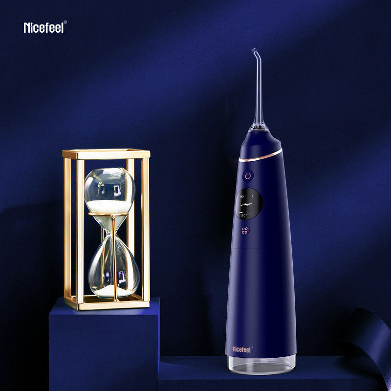 Flosser น้ำแบบชาร์จไร้สาย ABS แบบพกพาสำหรับทำความสะอาดฟัน