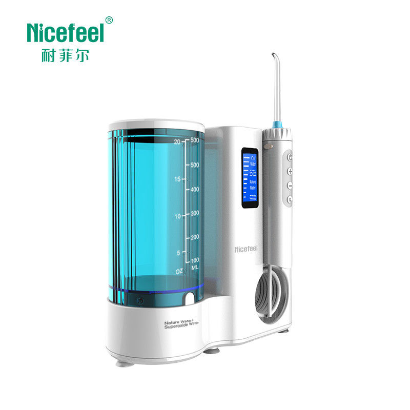 IPX 4 Nicefeel Oral Irrigator น้ำไฟฟ้าสำหรับฟันด้วยเครื่องกำเนิดโอโซน