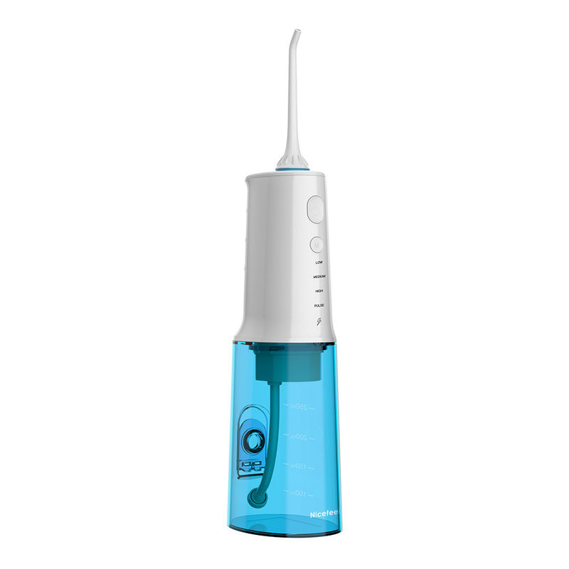 Flosser พลังงานไฟฟ้าที่ดีที่สุดสำหรับการเดินทาง Nicefeel Water Flosser ไร้สาย IPX7 1900 mAh Battery