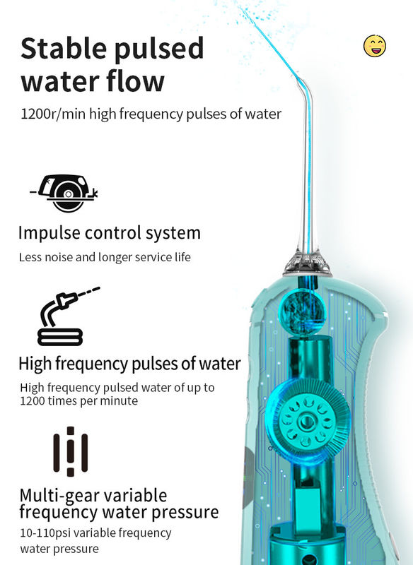 High End ไร้สาย Nicefeel Water Flosser สำหรับฟันที่มีความจุ 50s