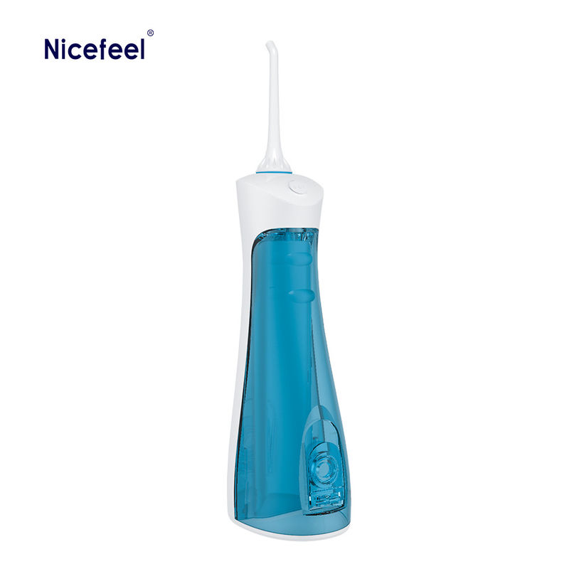 2 นาทีจับเวลาแบบพกพาน้ำทันตกรรม Flosser ไร้สายเครื่องทำความสะอาดฟัน