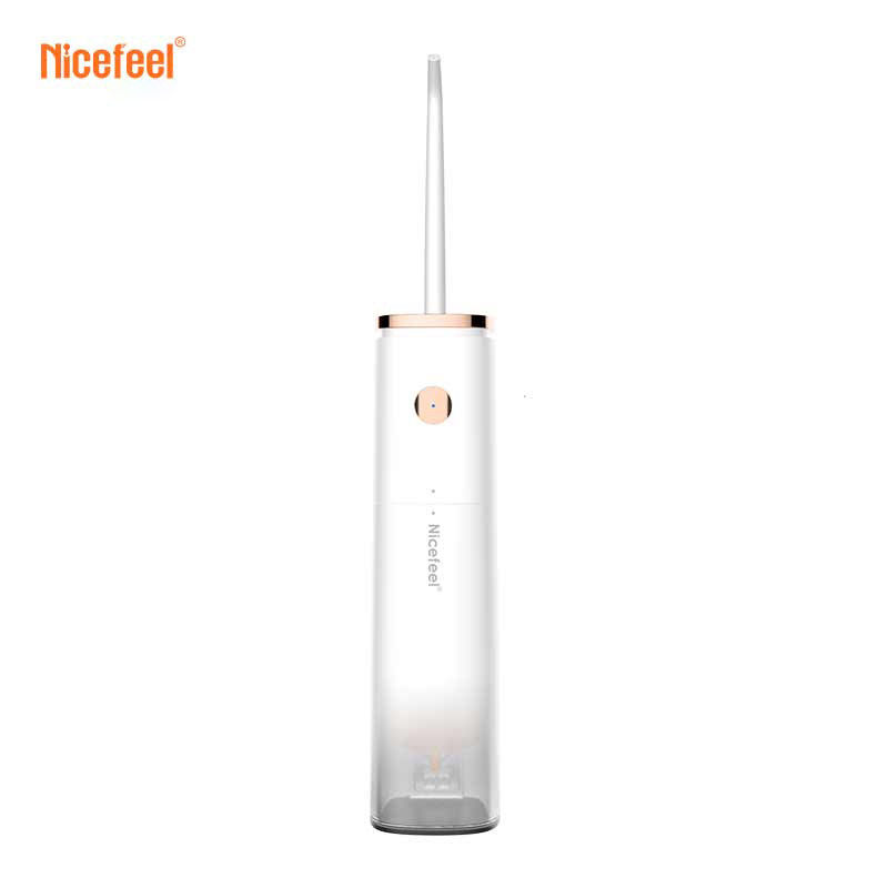 Flosser ทันตกรรมไฟฟ้าแบบพกพาชาร์จ USB ไร้สายสำหรับการเดินทาง