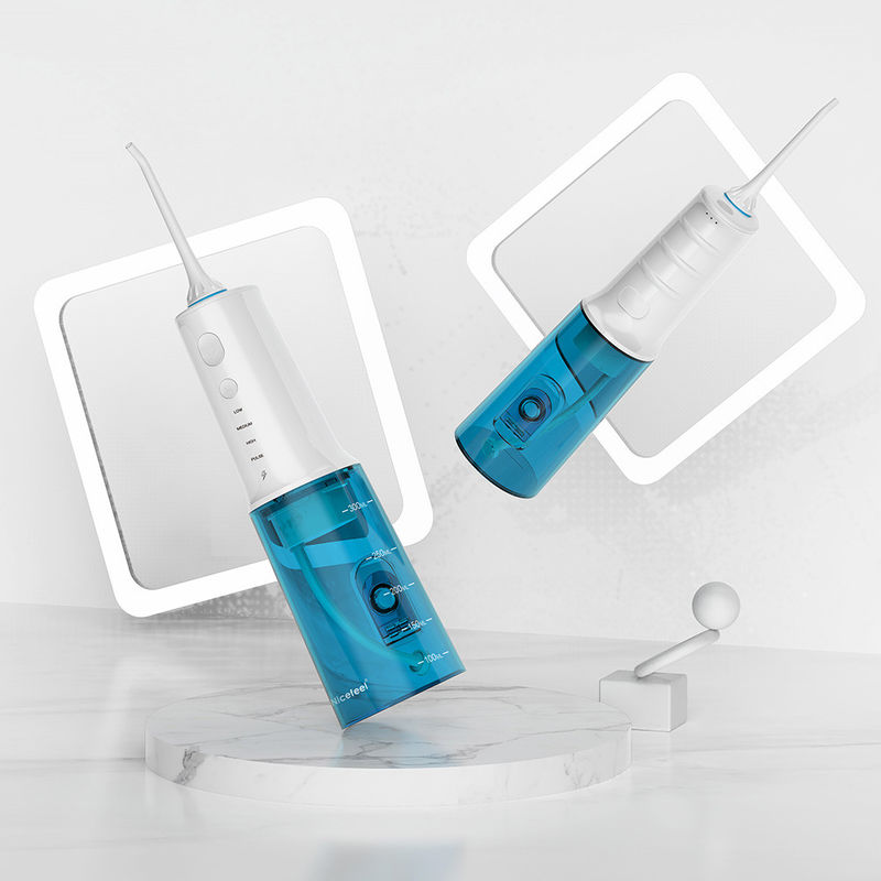Flosser พลังงานไฟฟ้าที่ดีที่สุดสำหรับการเดินทาง Nicefeel Water Flosser ไร้สาย IPX7 1900 mAh Battery