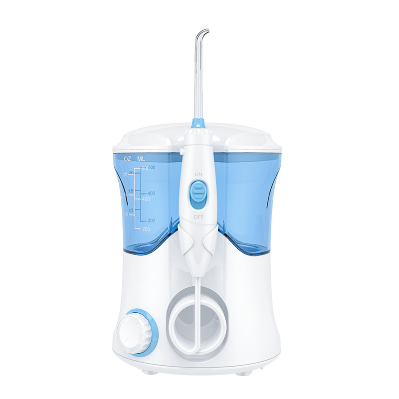 7 ชิ้นหัวฉีดน้ำ Flosser ไฟฟ้าทันตกรรมเคาน์เตอร์ชลประทานในช่องปากสำหรับฟัน